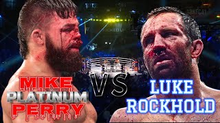 MIKE PERRY vs LUKE ROCKHOLD BKFC 41 Full Fight HIGHLIGHT [upl. by Erbes338]