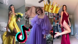 👑 TIK TOK PROM DRESS COMPILATION 👑 2021 💕 [upl. by Esnohpla709]