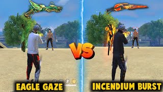 NEW M1887  EAGLE GAZE VS INCENDIUM BURST M1887 DAMAGE ABILITY TEST  BEST M1887 SKIN  FREE FIRE [upl. by Aimar]