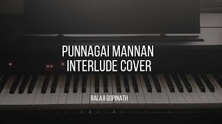 Punnagai mannan theme interlude cover  Balaji Gopinath [upl. by Dnalra360]