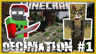 Minecraft Decimation Zombie Modpack  Gameplay Trailer [upl. by Winchester]