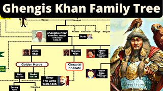 Genghis khan Family Tree  Who was his most brutal Son [upl. by Dorkus]