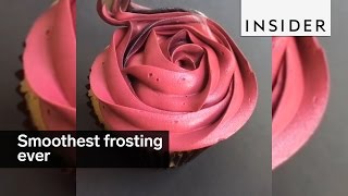 Smoothest frosting ever [upl. by Nilyaj]