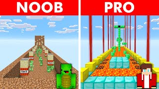 Minecraft NOOB vs PRO PARKOUR BUILD CHALLENGE [upl. by Flori438]