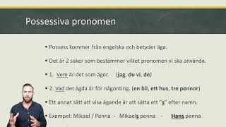 SFI  Possessiva pronomen [upl. by Eurydice]