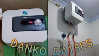 Review kelengkapan Water Heater listrik merk Danko dengan type DA15ES [upl. by Edylc]