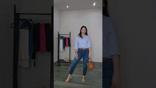 LOOK FEMENINO SIN TACONES Sandalias y Camisa de botones [upl. by Ciardap]