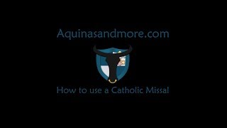 How to use a Catholic Missal [upl. by Uball]