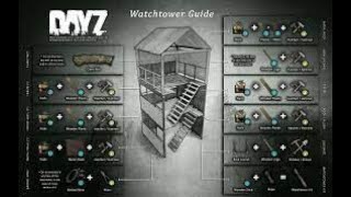 Beginners Guide on How To Build A DAYZ Watchtower XboxPc and Ps4 [upl. by Neill717]