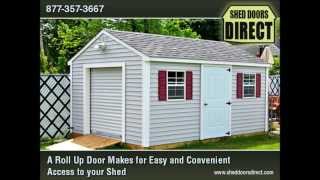 Shed Door Barn Door Garage Door Roll Up Door 1877357DOOR 3667 [upl. by Lothario]