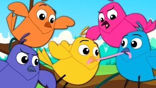 Five Little Birds Musical Fun for Kids and Toddlers [upl. by Iain149]