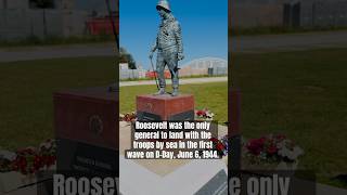 Theodore Roosevelt Jr Memorial in SainteMereEglise France history dday worldwar2 soldier [upl. by Audri]