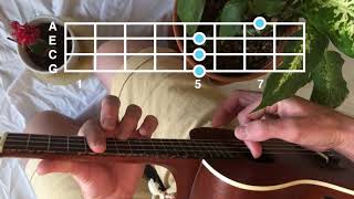 sad boy prolific  heartbreak  percussive ukulele tutorial [upl. by Brunell163]