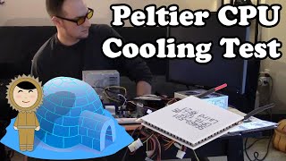 💻 Peltier CPU Cooling Test [upl. by Atinat]