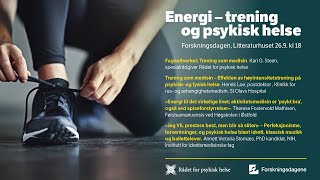 Energi  trening og psykisk helse [upl. by Acirrej]