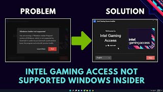 How to Install Intel Gaming Access Launcher in Windows 10 amp 11Fixed [upl. by Aisauqal]