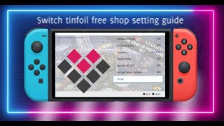 Jailbreaked Nintendo Switch tinfoil shop setup guide ultranx [upl. by Cassady]