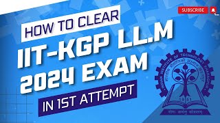 IITKGP LLM Entrance Exam 2024 2023 Entrance analysis Expected subjects and ultimate strategy [upl. by Aicekat]