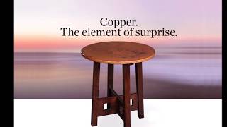 2020 stickley collectors edition coppertop side table [upl. by Eey]