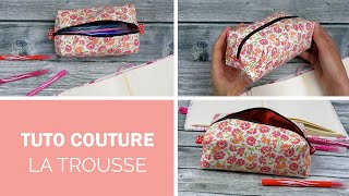 Coudre une trousse pour la rentree [upl. by Cathryn]