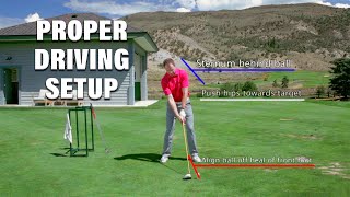 EASY STEPS TO DRIVE BETTER IN GOLF with Steve Atherton [upl. by Nomled]