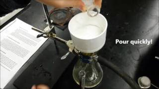 Filtration of Aspirin Lab11 [upl. by Fechter]