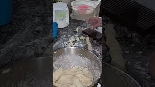 husbandwifecomedy gnocchi cooking woodworking latenight midnight snacks italian [upl. by Anayt]