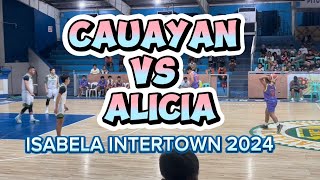 ALICIA Vs CAUAYAN Isabela Intertown 2024 [upl. by Ulphi]