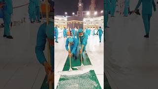 Kaba Sharif Karpet Cleaning in Makkah shorts trending [upl. by Licastro]