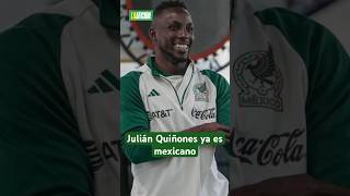 Julián Quiñones recibió la carta de naturalización julianquiñones seleccionmexicana ligamx [upl. by Daveda371]