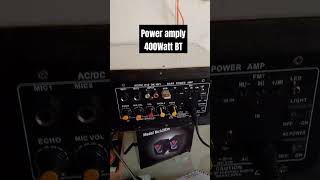 Power Amplifier 400watt BT Karaoke [upl. by Jaye265]