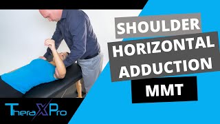 Manual Muscle Test  Shoulder Horizontal Adduction [upl. by Donelle]