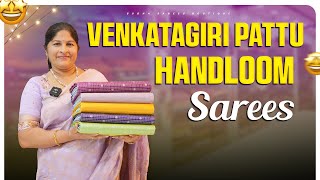 Latest Venkatagiri Pattu Sarees Collections  Sudha Sarees  Pattu Sarees [upl. by Marijane87]