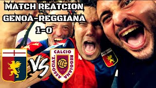 TRASCINATI dal MESSIA ESPLODO  GENOA 10 REGGIANA LIVE REACTION [upl. by Nwahsuq]