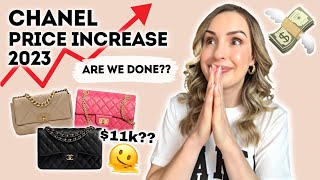 NEW 🔥 CHANEL PRICE INCREASE 2023 🤑 HAVE THEY TAKEN THIS TOO FAR ALL THE DETAILS AND MY THOUGHTS [upl. by Eicnan]