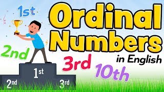 Ordinal numbers in English [upl. by Onahpets406]