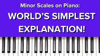 The Ultimate Guide to Natural Harmonic and Melodic Minor Scales on the Piano [upl. by Meldoh6]