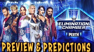 MY PREVIEW AND PREDICTIONS FOR 2024 ELIMINATION CHAMBER [upl. by Kiryt632]