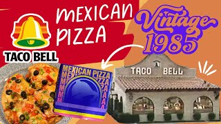 Taco Bell ORIGINAL Mexican Pizza 1985 Recipe  Cooking in the 80s Kitchen [upl. by Dolhenty]