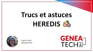 Trucs et astuces Heredis [upl. by Newo281]