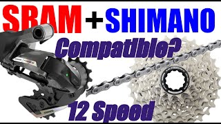 Shimano Ultegra 12 Speed with SRAM Force AXS Derailleurs  Will It Work [upl. by Nnaeilsel139]