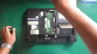 Toshiba Satellite L640 L645 L740 L745 Disassembly [upl. by Nelo72]