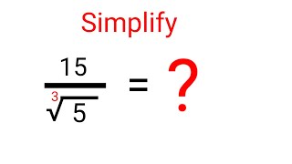 Nice Rationalisation of denominator with Cube root Math Simplification [upl. by Meier]