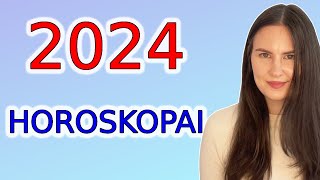 2024 HOROSKOPAS VISIEMS ZODIAKO ŽENKLAMS 2024 metų astrologinė prognozė horoskopai [upl. by Nehttam591]