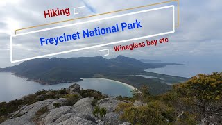 Wineglass bay Freycinet national Park Hiking overnight [upl. by Oirogerg877]