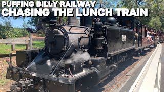 An Oily Chase  14A Lunch Train  Puffing Billy Railway [upl. by Esyli]