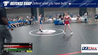 Mat 8 106 COLTON BORNHOLDT Minnesota Red Vs Caden Horwath Michigan [upl. by Ahsyekal962]