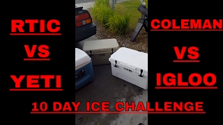 RTIC 45 vs YETI 45  10 DAY CHALLENGE [upl. by Takken657]