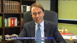 Omnibus  Colle molti candidati nessun candidato Puntata 28012015 [upl. by Gleason]