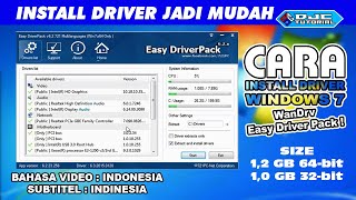 Cara Install Driver Windows 7 dengan WanDrv Easy Driver Pack [upl. by Zoes100]